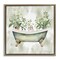 Stupell Industries Bath Oasis with Greenery Floating Frame, design by Nicole DeCamp